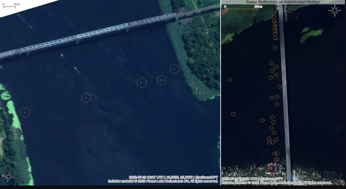 Trong khi một số người khác đang đặt câu hỏi về tính hiệu quả của một hệ thống đơn giản như vậy, để chống lại các vũ khí hiện đại như HIMARS, động thái của Nga dường như dựa trên một ý tưởng đã được nghiên cứu kỹ lưỡng. Hiện tại Nga đã xác định, các thiết bị phản xạ radar là loại khí tài quan trọng, để bảo vệ các cây cầu trước mối đe dọa của tên lửa Ukraine. 