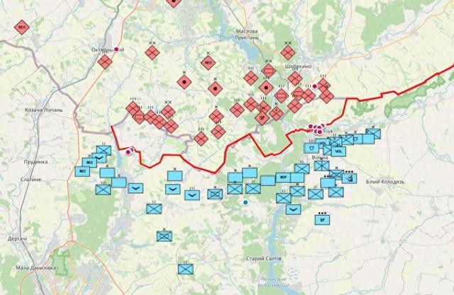 Để tăng viện cho mặt trận Kharkov, ngay cả các đơn vị "hiếm" như Lữ đoàn 101 của Bộ Tổng tham mưu và Lữ đoàn bộ binh liên hợp của Không quân Ukraine cũng được huy động. Còn các đơn vị phòng vệ lãnh thổ, bộ binh, bộ binh cơ giới, lính thủy đánh bộ và thậm chí cả cảnh sát, bộ đội biên phòng cũng đều được huy động.