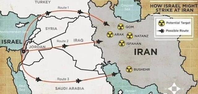 Trong một dấu hiệu cho thấy sự chuẩn bị của Israel cho một cuộc tấn công có thể xảy ra vào Iran đã bước vào giai đoạn cuối, ít nhất 24 máy bay chiến đấu đã xuất hiện trên bầu trời, cho thấy quy mô của cuộc tấn công của Israel vào Iran nếu có, là sẽ bằng lực lượng không quân.