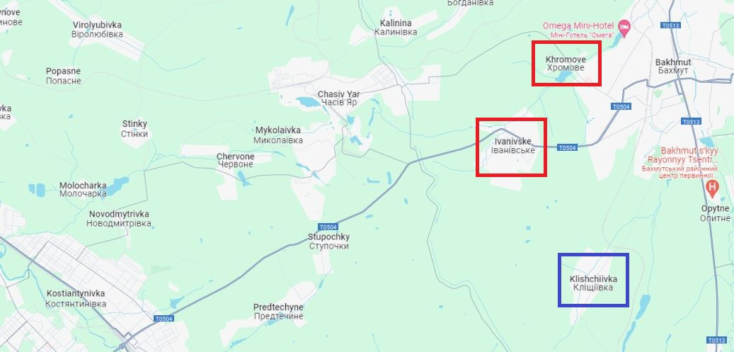 Do làng Ivanivske nằm trên đường từ Bakhmut đến thành phố Kostiantynivka, một căn cứ hậu cần quan trọng của Quân đội Ukraine tại Donetsk, nên sau khi chiếm được nơi này, quân Nga không chỉ có thể đe dọa sự an toàn của Konstantinivka, mà còn có thể đe dọa đến sự an toàn của Ukraine tại đây.