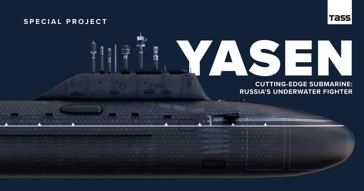 Hải quân Nga hiện có hai tàu ngầm lớp Yasen đang trong biên chế, cùng với bảy chiếc nữa đang được đóng hoặc đang thử nghiệm trên biển. Các tàu ngầm lớp Yasen có độ choán nước 13.800 tấn và có thể đạt được tốc độ tối đa lên tới 35 hải lý/ giờ khi đi ngầm.