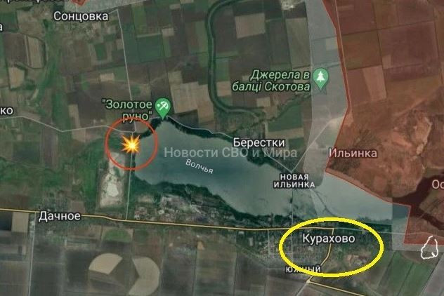 Khủng khiếp hơn nhiều là tin tức khác đến từ mặt trận Kurakhove, vào trưa ngày 2/12, mũi đột kích của Cụm quân Trung tâm Nga đã chiếm được làng Starye Terny và mở rộng vùng kiểm soát về phía bắc hồ chứa Kurakovskoe. Do đó, mối đe dọa bao vây quân Ukraine ở thành phố Kurakhove đã trở thành hiện thực.