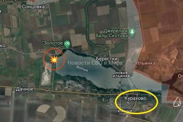 Khủng khiếp hơn nhiều là tin tức khác đến từ mặt trận Kurakhove, vào trưa ngày 2/12, mũi đột kích của Cụm quân Trung tâm Nga đã chiếm được làng Starye Terny và mở rộng vùng kiểm soát về phía bắc hồ chứa Kurakovskoe. Do đó, mối đe dọa bao vây quân Ukraine ở thành phố Kurakhove đã trở thành hiện thực.