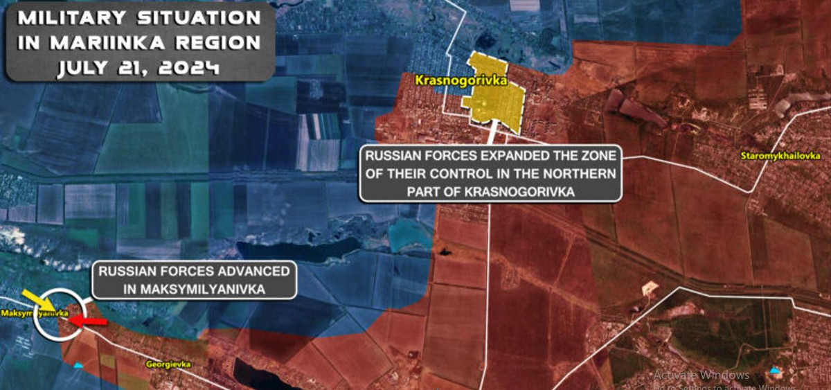 1. Krasnogorovka là một trong những thị trấn tiền đồn của Ukraine, nơi là đầu cầu để quân Ukraine tấn công vào “thủ đô” Donetsk của nước “Cộng hòa tự xưng” Donetsk (DPR). Tại Krasnogorovka, các trận địa phòng thủ của Ukraine đã được xây dựng trong nhiều năm. Việc để mất Krasnogorovka, có nghĩa là toàn bộ tuyến phòng thủ đầu tiên của Ukraine ở ngoại ô Donetsk được xây dựng ở đó từ năm 2014 đã bị phá hủy.