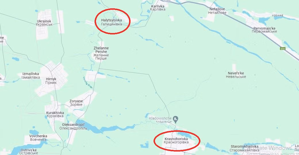 4. Chiến sự đáng chú ý nữa là ở phía bắc Krasnogorovka, quân Nga đã cắt đứt con đường làng Galitsinovka tới Krasnogorovka. Kết quả là, quân đồn trú Ukraine còn ở trong thị trấn Krasnogorovka đã bị cắt đứt nguồn tiếp tế.