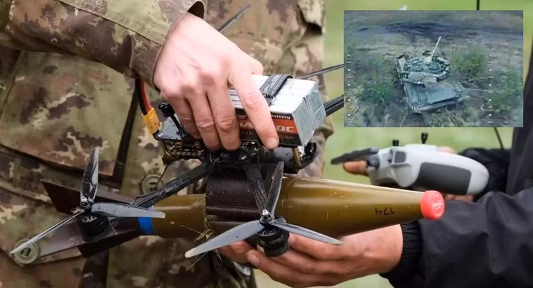 Trong bối cảnh như vậy, các đơn vị của Ukraine chiến đấu ở tuyến trước buộc phải sử dụng các giải pháp chiến thuật phi tiêu chuẩn và tích cực sử dụng máy bay không người lái mang vũ khí làm hỏa lực, cũng như các công nghệ hiện đại khác. 