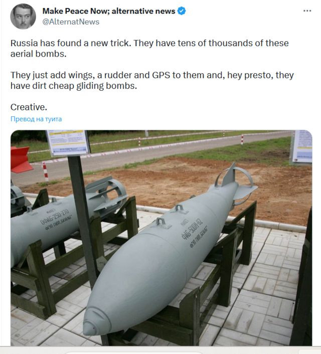 Về thực chất, bom lượn có điều khiển FAB-500M-62 được cải tiến từ loại bom thường FAB-500. Để biến nó thành một quả bom “thông minh”, người Nga đã lắp cho bom thường một đôi cánh bay, cùng hệ thống dẫn đường bằng la bàn con quay, có hiệu chỉnh sai số bằng tín hiệu vệ tinh toàn cầu GLONASS. 