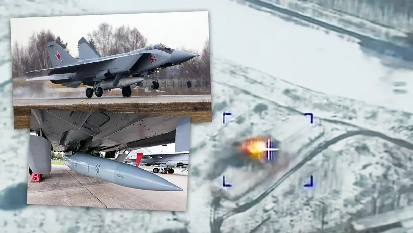 Tên lửa siêu thanh Kinzhal lần đầu tiên được Lực lượng Hàng không vũ trụ Nga sử dụng trong thực chiến là ngày 18/3/2022, để tấn công kho vũ khí lớn dưới lòng đất của Quân đội Ukraine ở khu vực phía tây Ivano-Frankivsk.