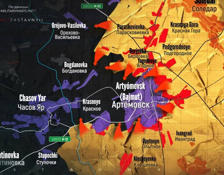 Nghe có vẻ phức tạp nhưng thực tế lại giống như việc “làm bánh bao”, nếu liên quân Nga muốn bao vây Quân đội Ukraine ở Bakhmut, thì họ cần phải đối mặt với nguy cơ bị chống bao vây.