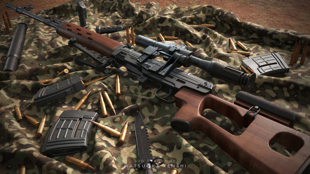 Về cơ chế hoạt động của khẩu SVD, thực sự có thể được xem như một phiên bản “phóng to” của súng trường tấn công AK-47, nhưng đơn giản hơn. Do SVD sử dụng đạn cỡ trung 7,62×54mm bắn ra mạnh hơn nhiều so với đạn 7,62×39mm M43 được sử dụng bởi AK-47, nên khóa nòng SVD phải được thiết kế lại và gia cố, để chịu được áp lực cao.