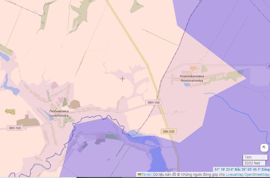 Cùng ngày, vị trí giao tranh có tóa độ địa lý do Bộ tư lệnh tiền phương của “Cụm quân phía Bắc” RFAF công bố cho thấy, quân Nga đã tiến đến vùng ngoại ô phía nam làng Novoivanovka và phía đông làng Liubimovka. Đặc biệt RFAF tái chiếm làng Plekhovo ở phía đông nam Sudzha; đồng thời tiến tới Kurilovka và Guevo ở sườn phía nam của Sudzha.