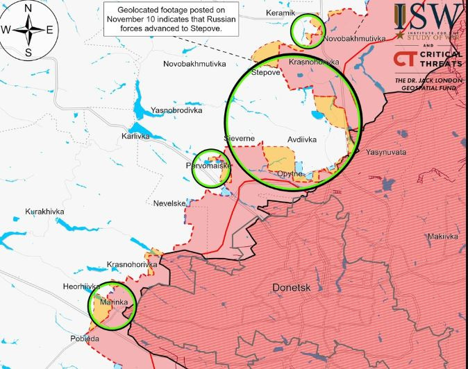 Điều đáng chú ý là Avdeevka chỉ nằm cách “thủ đô” Donetsk của nước cộng hòa tự xưng Donetsk (DPR) vài km, hoàn toàn nằm trong tầm bắn của pháo binh Ukraine từ Avdeevka. Ngay cả khi quân Nga tràn ngập khu vực giáp Avdiivka, Ukraine vẫn tiếp tục ngăn chặn Nga sử dụng các đường cao tốc và đường sắt chính dọc đường chiến tuyến. 