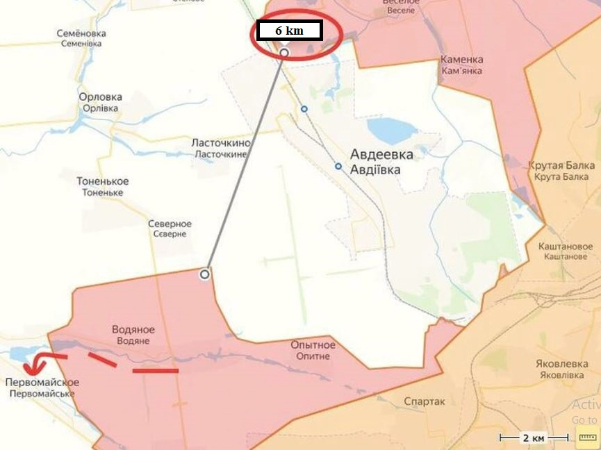 Globe and Mail cũng cho biết, Ukraine đang cố gắng tăng cường sức mạnh cho hai bên sườn của họ trong khu vực này, buộc quân đội Nga phải tiến vào thành phố. Tuy nhiên, quân Nga vẫn chưa muốn tiến vào Avdeevka, vì điều này đồng nghĩa với những trận chiến đường phố đẫm máu.