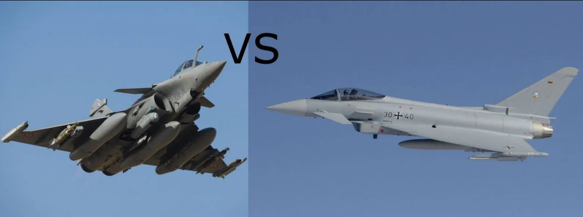 Hai loại máy bay chiến đấu Eurofighter và Rafale được phát triển từ những năm 1980, ngày nay mang một nét giống nhau như đều sử dụng thiết kế cánh chính tam giác và cánh mũi. Lý do nguồn gốc của chúng xuất phát từ một chương trình máy bay chiến đấu chung và Pháp ban đầu là thành viên trong chương trình Eurofighter.