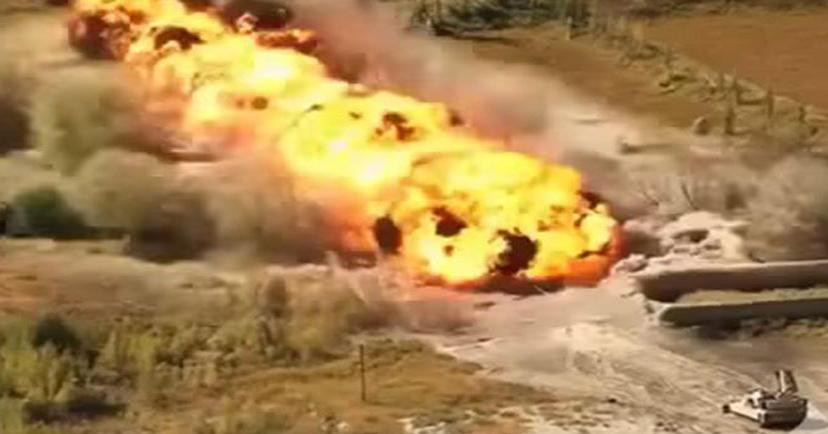 Nếu tình huống xung đột xảy ra, phía Ukraine sẵn sàng triển khai các bãi mìn bằng phương pháp rải mìn nhanh, nhằm ngăn chặn đà tiến công của Quân đội Nga; nhưng với sự trợ giúp của các thiết bị phá mìn UR-77, các cánh quân Nga có thể dễ dàng vượt qua.