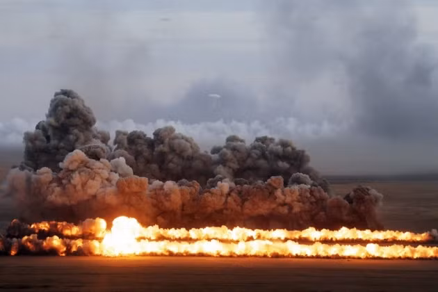 Hiện vẫn chưa rõ địa điểm chính xác địa điểm của đoàn tàu chở thiết bị phá mìn UR-77 sẽ đến; tuy nhiên theo nguồn tin của người công bố đoạn video, khẳng định rằng đoàn tàu đang di chuyển về phía biên giới Ukraine.