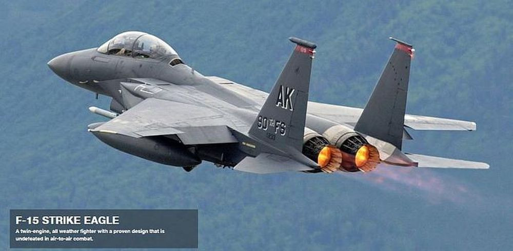 Những chiếc F-15 do Mỹ cung cấp cho Ả Rập Xê Út vào những năm 1980, cũng được coi là gần hết vòng đời sử dụng. Tuy nhiên khi Riyadh ngỏ lời muốn mua F-35, đã ngay lập tức nhận được cái “lắc đầu” từ Washington; khiến Ả Rập Xê Út tìm đến với Trung Quốc. Ảnh: USAF.