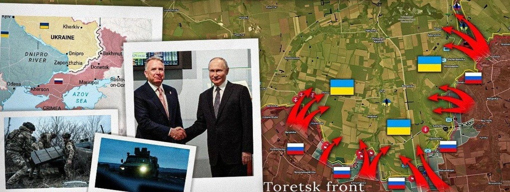 Hơn nữa, RFAF trên hướng Toretsk, cách Kostiantynivka khoảng 16 km và bắt đầu dùng UAV điều khiển bằng cáp quang đã bắt đầu tấn công quân Ukraine ở Kostiantynivka. Do đó, AFU ở tuyến đầu đã kêu gọi Bộ Tổng tham mưu AFU, khẩn trương tăng viện thêm UAV và quân số, để tăng cường phòng thủ cho Konstantinovka, khu vực đang bị đe dọa.