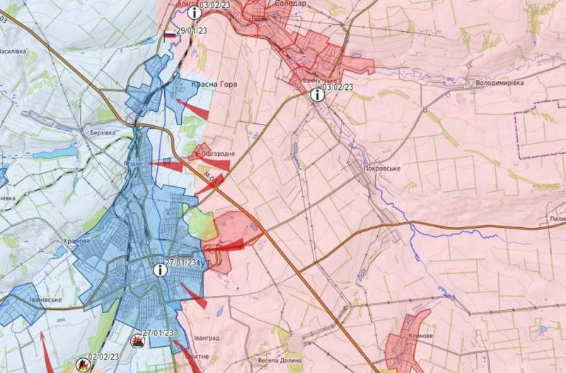 Hiện các đơn vị lính đánh thuê Wagner chỉ còn cách trung tâm thành phố chưa đầy 1,5 km; đồng thời cánh quân phía bắc và phía nam cách nhau 2,5 km. Hướng xâm nhập sâu nhất, là từ hướng đông của thành phố.