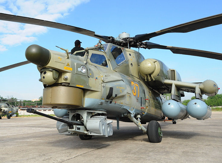 Điều đó làm cho nó trở thành một sự lựa chọn tuyệt vời cho các lực lượng đặc biệt Iraq. Trực thăng Nga không thể sử dụng tên lửa AGM-114 Hellfire mà Iraq đã bắn từ máy bay AC-208 và trực thăng IA-407 mua từ Mỹ, nhưng pháo 23/30mm, rocket, tên lửa dẫn đường và các tùy chọn vũ khí khác do Nga cung cấp theo gói mua khiến chúng trở thành một lực lượng đáng gờm.