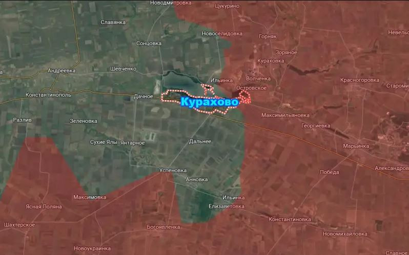 Chỉ huy Ukraine tại khu vực Pokrovsk-Kurakhove hiểu rằng, việc để mất quyền kiểm soát con đường Kurakhovo-Zaporozhye có thể cắt đứt nguồn cung cấp chính cho quân đồn trú ở Kurakhove và khu vực xung quanh. Nhưng Quân đội Nga đang hình thành một vòng vây (hiện tại nó là một nửa vòng) với đường kính khá đáng kể - khoảng 15-16 km.