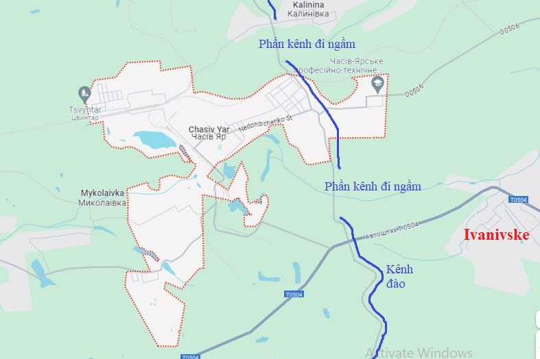 Kênh Deep State của Ukraine thừa nhận, Nga phát triển nhanh chóng ở Chasov Yar và việc Bogdanovka thất thủ. Tuy nhiên, bước tiến quan trọng hơn mà quân Nga giành được, đó chính là khu rừng phía tây bắc Ivanivske, vì nó nằm trên vùng đất cao và mở đường cho quân Nga tiếp cận kênh đào.