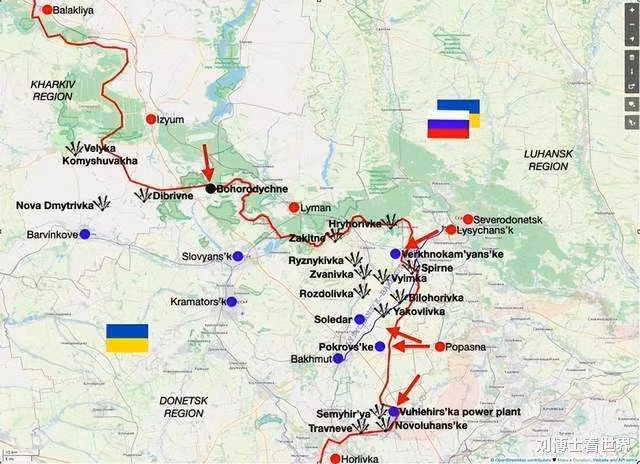 Trên hướng phía Nam Bakhmut, Quân đội Nga tiếp tục tiến lên, nhưng tốc độ tiến quân rất chậm. Nói một cách dễ hiểu, Quân đội Nga vẫn còn cách mục tiêu Bakhmut để tổ chức chiến thuật bao vây ba mặt, còn một khoảng cách.