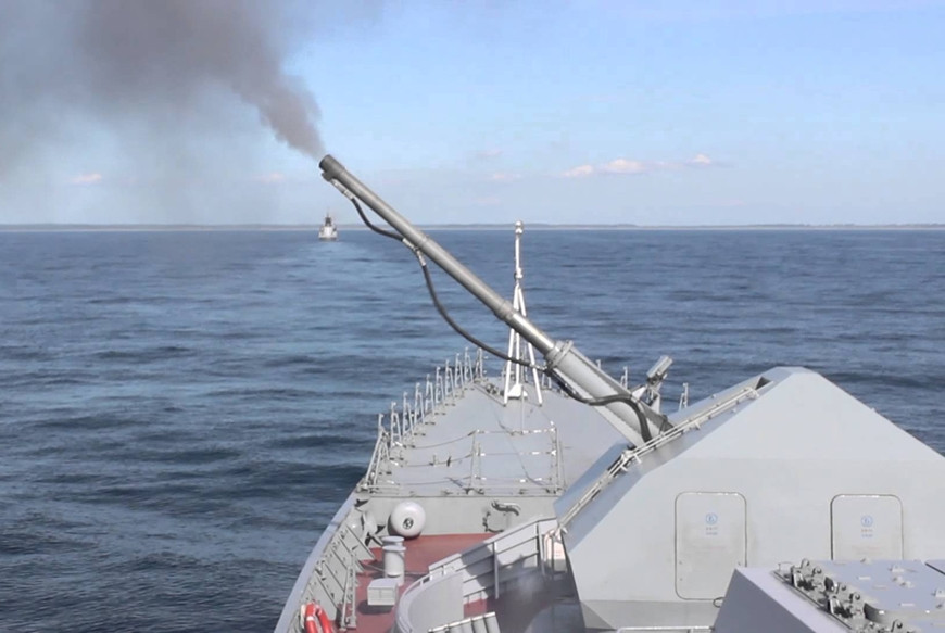 Hải pháo của Buyan-M có nhiệm vụ tiêu diệt các mục tiêu khác nhau như tên lửa chống hạm, phòng không, bắn phá các mục tiêu ven bờ và các tàu của đối phương trong tầm bắn hiệu quả.