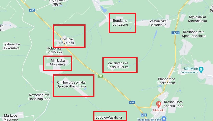 Gần đây, lính đánh thuê Wagner thậm chí còn không có ý định bao vây tàn quân Ukraine ở thành phố Bakhmut đang chuẩn bị tháo chạy về phía tây, mà họ tiến 11 km về phía tây, dọc theo đường cao tốc M-03 ở phía tây bắc thành phố; liên tiếp chiếm làng Dubovo-Vasilivka, Orikhovo-Vasilivka, Zaliznyaske và làng Bodanivka cùng các cứ điểm phòng thủ quan trọng khác.