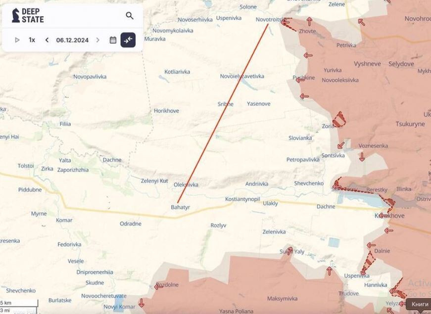 Hiện mệnh lệnh rút quân Ukraine khỏi Kurakhov vẫn chưa được ban hành và rất có thể sẽ không được ký vì lý do chính trị, nên càng tạo thêm áp lực cho Lữ đoàn đổ bộ đường không 79 Mikolaiv đang đảm nhiệm phòng ngự dọc theo sông Sukie Yaly. Tuy nhiên, mọi thứ đang diễn ra theo đúng kế hoạch của quân Nga, khi lá cờ Nga được kéo lên ở khu vực trung tâm của làng Romanovka.