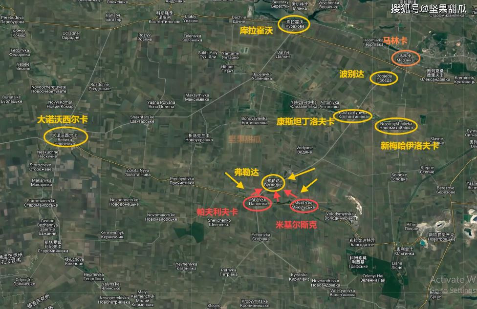 Quân đội Nga bắt đầu mở cuộc tấn công quyết liệt vào Ugledar vào mùa xuân năm 2023 với quyết tâm “thông” cứ điểm này. Lúc này Quân đội Ukraine được hỗ trợ từ ba phía là bắc, đông bắc và phía tây trong cuộc đối đầu với Quân đội Nga.