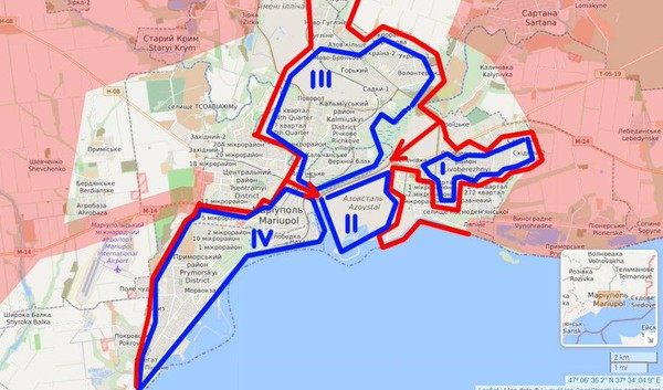 Tại nhà máy luyện kim Ilyich ở quận Shibei, giới quan sát ban đầu cho rằng, trận chiến sẽ rất khó khăn, nhưng không ngờ rằng, Quân đội Nga và lực lượng dân quân Donetsk chiến đấu tương đối thuận lợi.