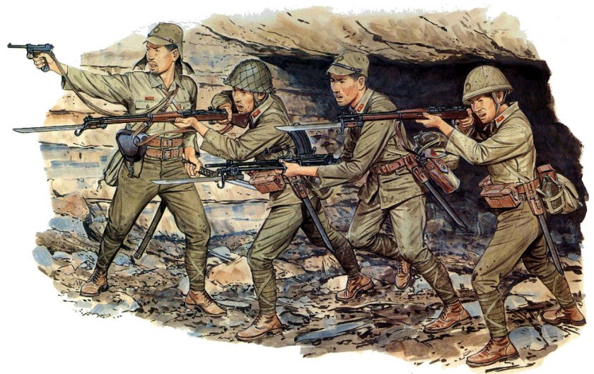 Ngày 23/2, Sư đoàn 5 thủy quân lục chiến Mỹ đã tiến lên được đỉnh ngọn núi lửa và những cuộc giáp lá cà lẻ tẻ đã diễn ra trong các hang động. Nhiều tốp lính Nhật đã tổ chức tự sát tập thể. Lúc 10 giờ 15 phút, lá cờ Mỹ đã tung bay trên đỉnh Suribachi, trở thành lá cờ ngoại quốc đầu tiên cắm trên lãnh thổ Nhật Bản.