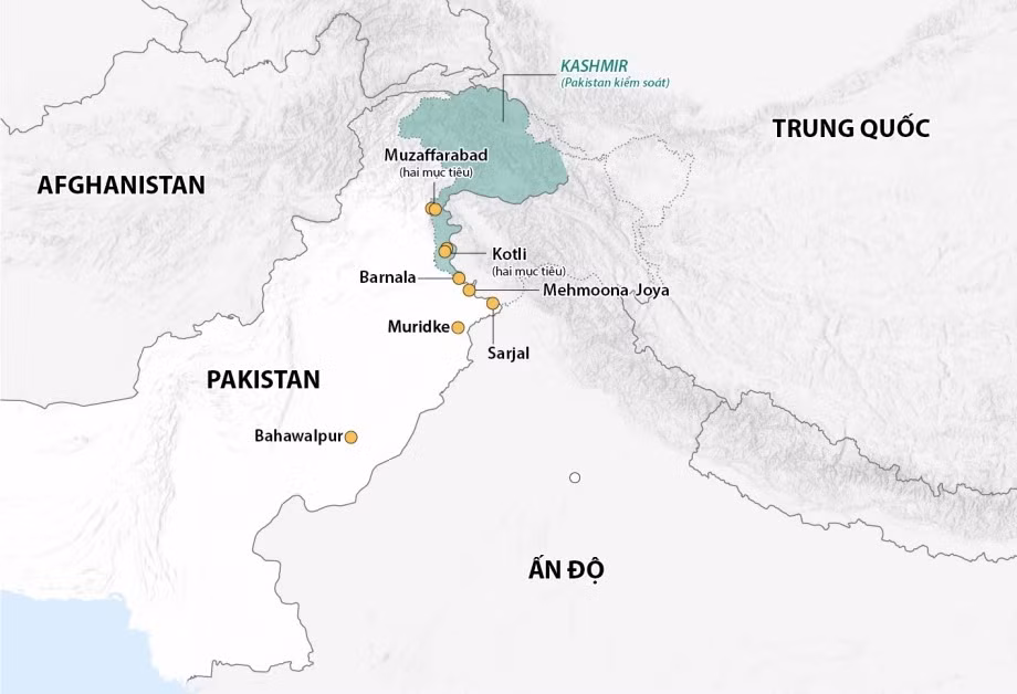 Xung đột Ấn Độ-Pakistan bùng phát từ hôm 7/5, khi Ấn Độ không kích nhiều địa điểm bên trong lãnh thổ Pakistan, mà New Delhi gọi là "trại khủng bố", nhằm trả đũa vụ tấn công khiến nhiều du khách theo đạo Hindu thiệt mạng ở vùng Kashmir, do Ấn Độ kiểm soát hồi tháng trước.