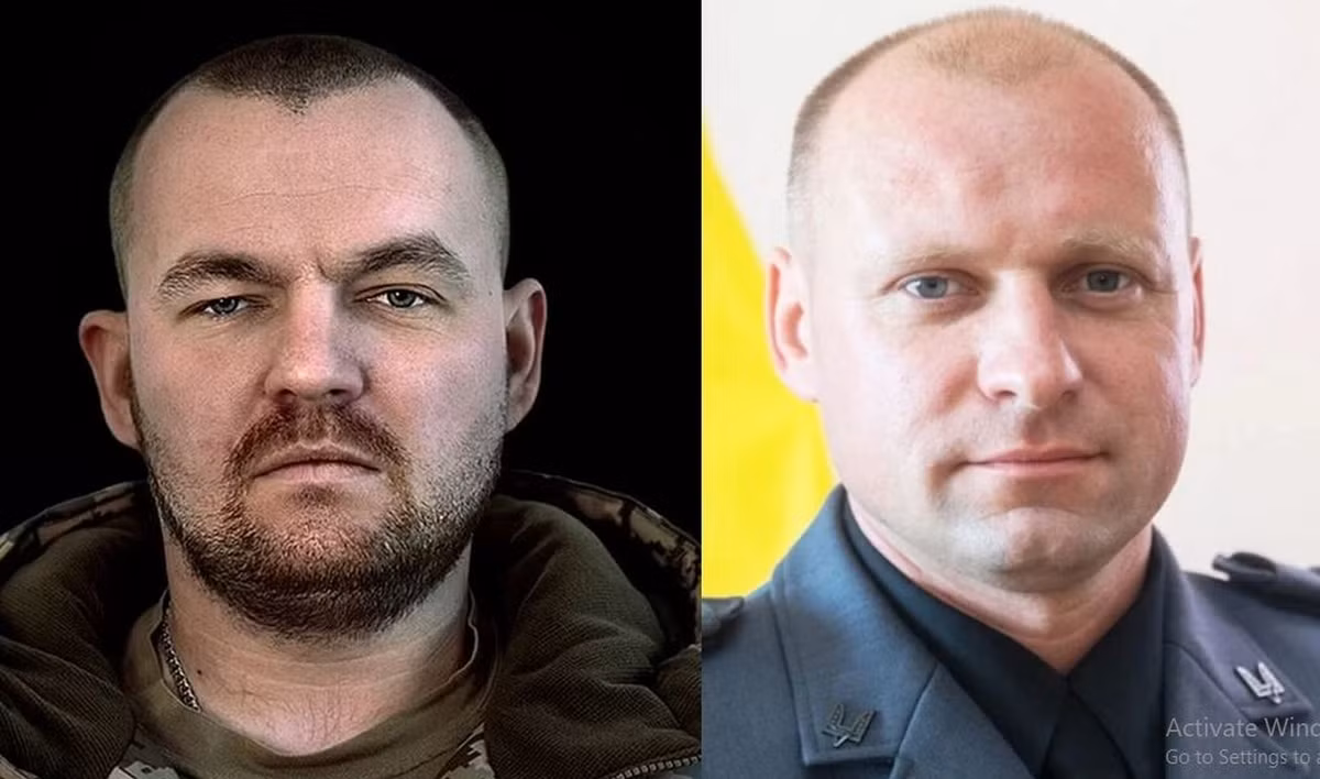 Sau ba tháng chiến đấu không ngừng nghỉ, thiệt hại về quân số của Lữ đoàn 47 đã ở mức “4 con số”, khiến Trung tá Oleksandr Sak, Lữ đoàn trưởng bị cách chức. Thay thế ông là Đại tá Oleksandr Pavlii (ảnh Trung tá Oleksandr Sak (trái) và Đại tá Oleksandr Pavlii).