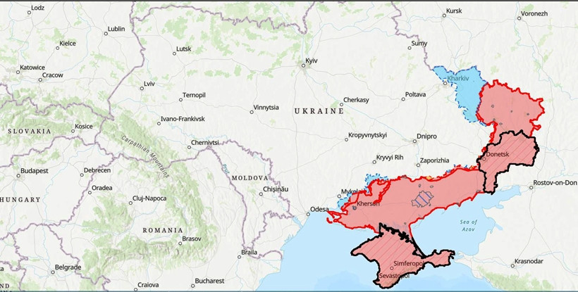 Bộ Tổng tham mưu RFAF cho biết, RFAF đã kiểm soát hơn 99% diện tích lãnh thổ ở Luhansk và 75% lãnh thổ ở các vùng Zaporizhia, Kherson và Donetsk. Bốn khu vực này hiện là một phần lãnh thổ mới của Nga và Ukraine sẽ không bao giờ “đòi” được chúng. 