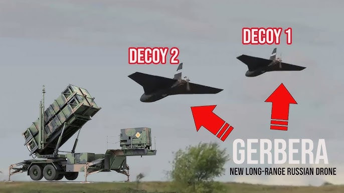 Vì tên lửa hành trình rất đắt tiền, nên Nga không thể áp dụng bất kỳ đòn tấn công nào với hệ thống phòng không của Ukraine. Nhưng bằng cách thay thế các cuộc tấn công bão hòa từ tên lửa hành trình đắt tiền sang UAV giá rẻ, Nga có thể giành lại quyền chủ động trong tấn công bằng tên lửa. (Nguồn ảnh: X, Telegram, Topwar).