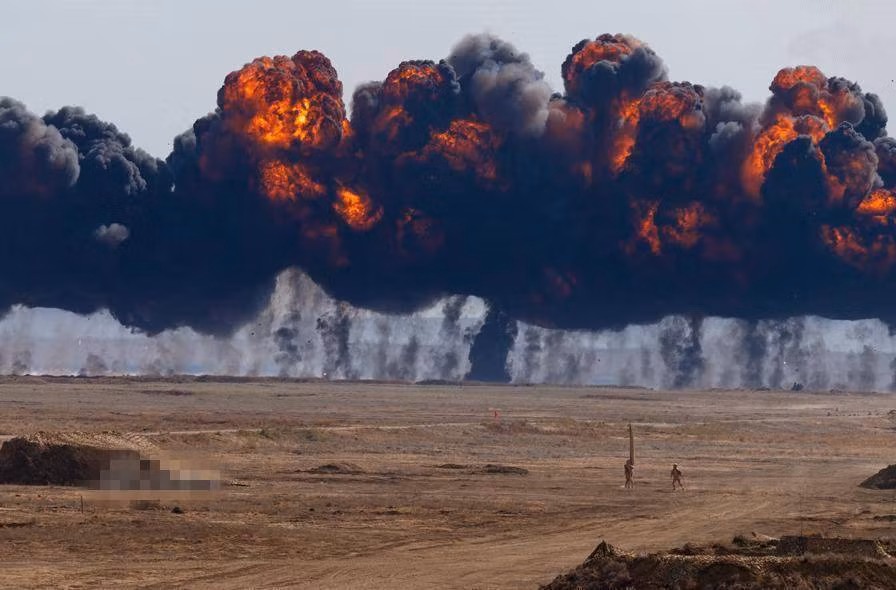 Do không có dữ liệu video có liên quan về vụ ném bom nhiệt áp của Không quân Nga theo thời gian thực trên mạng xã hội; nhưng đánh giá từ những hình ảnh được công khai về tác động của bom nhiệt áp khi được ném xuống đất, một đám mây hình nấm khổng lồ ngay lập tức bốc lên và kích hoạt sóng xung kích dữ dội. 