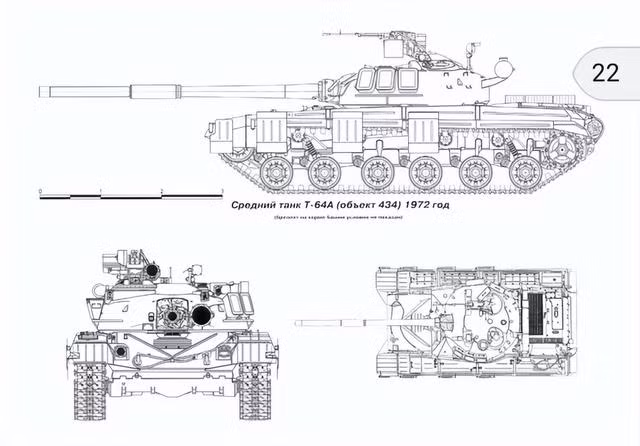 Từ năm 1965 đến năm 1970, T-64 được cải tiến nhiều lần, phiên bản cải tiến đầu tiên là T-64A (Đề án 434), được đưa vào sản xuất hàng loạt và bắt đầu được trang bị pháo nòng trơn 125mm và hệ thống điều khiển hỏa lực hoàn toàn mới. Những chiếc T-64A sau đó được trang bị cho Cụm tập đoàn quân Nam của Quân đội Liên Xô ở Hungary.