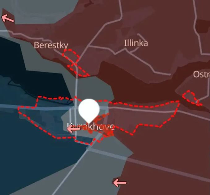 Trên hướng mặt trận Kurakhove, lực lượng phòng thủ của Quân đội Ukraine đang trên đà sụp đổ, trong thế khó có thể chống đỡ; các khu vực rộng lớn do Lữ đoàn bộ binh cơ giới số 33 đảm nhiệm phòng thủ đang trở lên hỗn loạn và bị Quân đội Ukraine bỏ rơi.