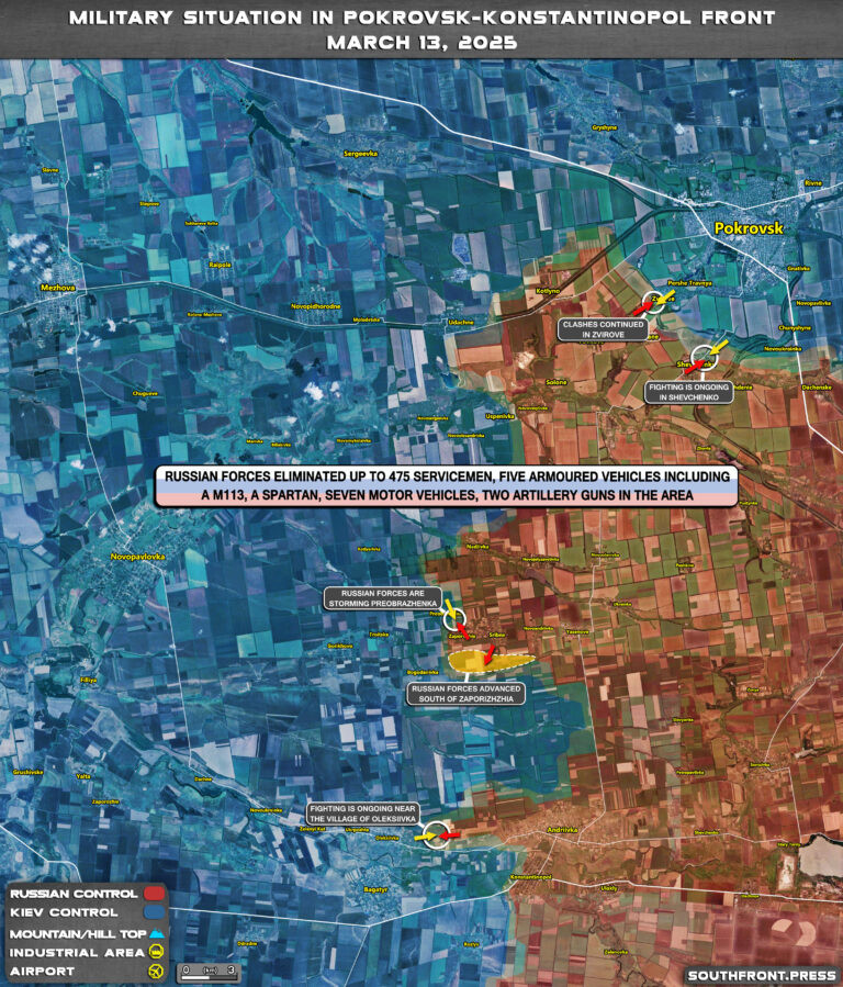 Theo ông Pushilin, chủ tịch của nước cộng hòa tự xưng Donetsk (DPR), theo thông tin tình báo mà ông có, lực lượng chủ lực của AFU, sau khi rút lui khu vực Kursk, đang được tái triển khai gần Pokrovsk. Hiện AFU đã tăng cường đáng kể sức mạnh của họ tại mặt trận này, để chuẩn bị cho một trận chiến quyết định với lực lượng chủ lực của RFAF.