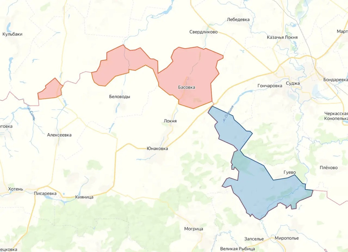 Theo kênh Deep State của Ukraine, hiện AFU vẫn còn kiểm soát khoảng 63 km2 lãnh thổ của Nga. Nhưng quân Nga đã kiểm soát 81 km2 lãnh thổ Ukraine ở khu vực Sumy và diện tích kiểm soát đang có dấu hiệu nhanh chóng được mở rộng; điều này sẽ "phá vỡ kế hoạch tiếp tế của AFU ở Kursk".