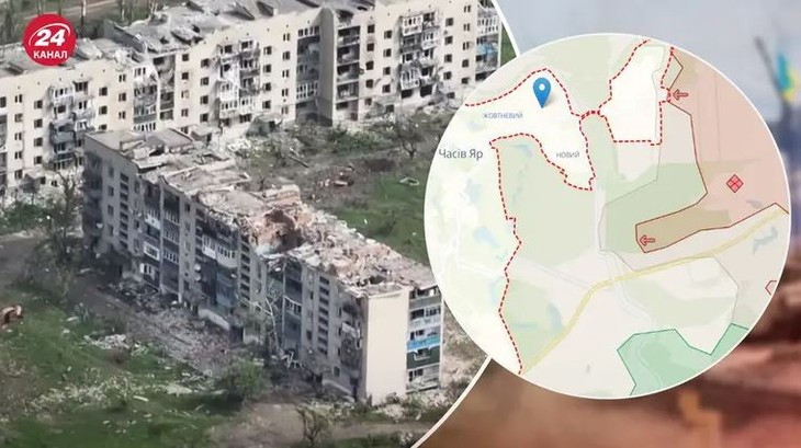 Bắt đầu từ tháng 8, Lực lượng Không quân chiến thuật Nga đã tăng cường các cuộc không kích nhằm vào Chasov Yar. Đặc biệt, tuyến phòng ngự trung tâm của AFU nằm ở nhà máy sản xuất vật liệu chịu lửa Chasovoyarsky ở khu công nghiệp. Tiêm kích bom Su-34 liên tục thả bom dẫn đường có điều khiển FAB-1500 nặng 1.500 kg, tung ra các cuộc tấn công tàn khốc vào khu vực này, san phẳng mọi thứ.