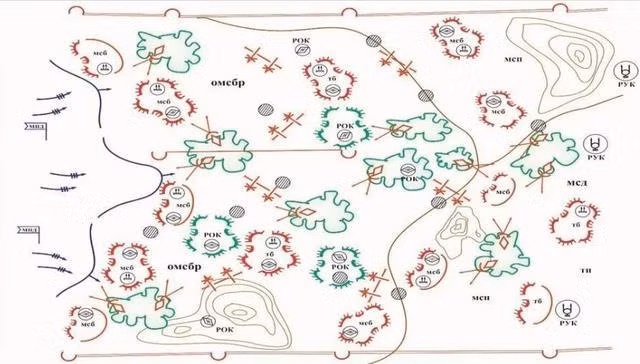 Nói một cách chính xác, một tuyến phòng thủ không đơn giản chỉ là một tuyến, mà thực sự là một vành đai; tất cả đều có chiều sâu đến vài km. Các vành đai hoặc khu vực phòng thủ khác nhau, sẽ đóng vai trò khác nhau.