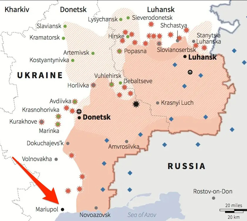 Ông Rutskoy cho biết: "Hiệu quả chiến đấu của các Lực lượng vũ trang Ukraine đã giảm đáng kể, và tôi nhấn mạnh một lần nữa, điều này cho phép chúng tôi tập trung vào mục tiêu chính – tập trung giải phóng Donbass".