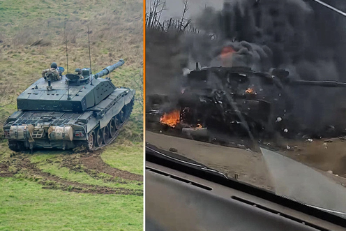 Trong video, không chỉ có số xe bọc thép của Quân đội Ukraine bị phá hủy, mà còn có cả những xe tăng chiến đấu chủ lực hạng nặng như Challenger 2. Những chiếc xe tăng này của Anh, từ lâu đã được coi là một trong những loại tốt nhất trên thế giới; nhưng trên chiến trường Ukraine, chúng dường như không thể chống lại một cuộc chiến tổng lực.