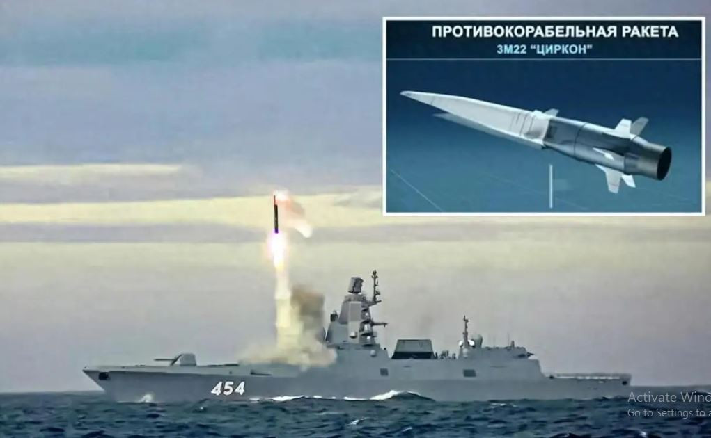 Quân đội Nga đã phóng ít nhất hai tên lửa siêu thanh Zircon mới nhất từ bán đảo Crimea, đạt tốc độ từ Mach 9 đến Mach10 và bay tới mục tiêu ở Kiev chỉ sau 5 phút sau khi phóng.