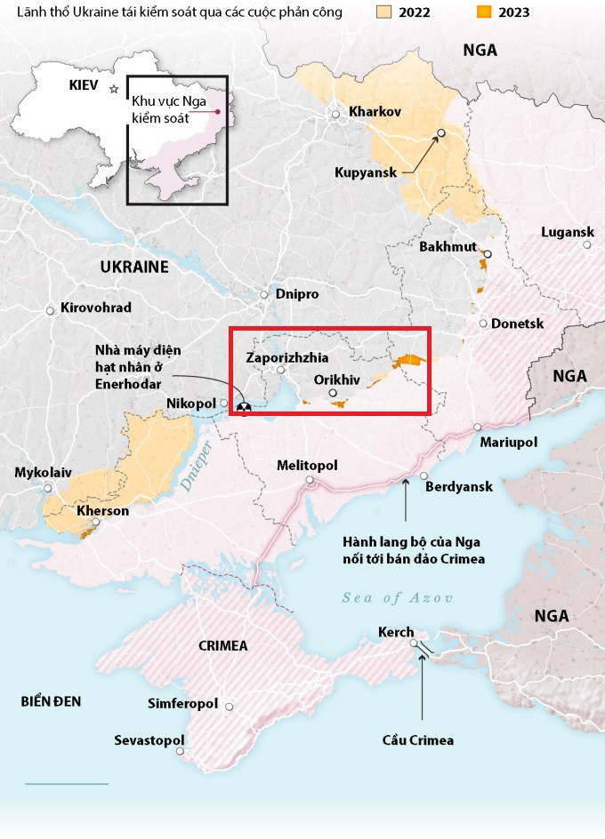 Tuy nhiên, trước khi quân đội Nga đưa số lượng lớn quân chủ lực vào chiến trường, việc đầu tiên cần làm là kiềm chế các bộ phận khác nhau của quân đội Ukraine trên các mặt trận khác, để quân đội Ukraine không thể hỗ trợ cho nhau. Cuối cùng, chủ lực của quân Nga bất ngờ tiến vào chiến trường, có thể đánh bại quân đội Ukraine trong một đòn “nốc ao”. 