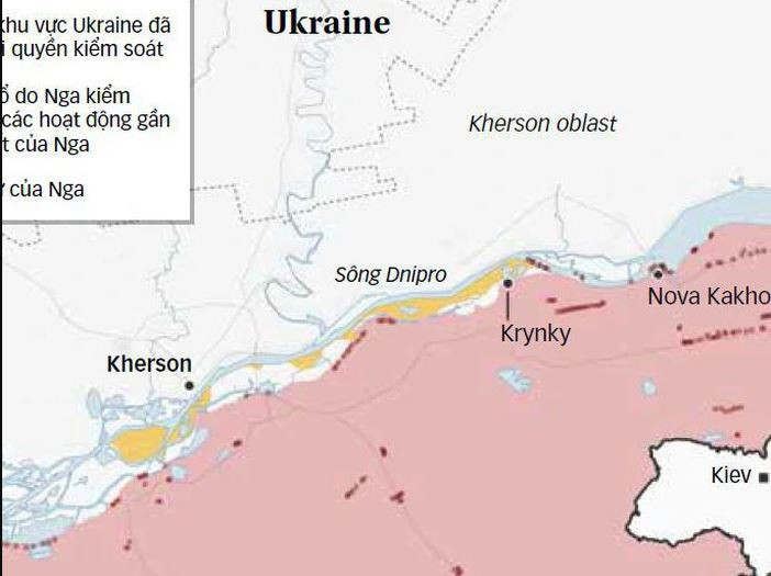 Dù thông tin của NTY có vẻ cực kỳ “bênh” Nga, nhưng kênh quân sự "Fisherman" của Nga vẫn khẳng định, cuộc đổ bộ vào Krynky của Quân đội Ukraine đã được tính toán kỹ lưỡng và mục đích thực sự của việc thiết lập đầu cầu là nhằm đánh lạc hướng Quân đội Nga; từ đó tiến hành đổ bộ ở nhiều điểm hơn. 