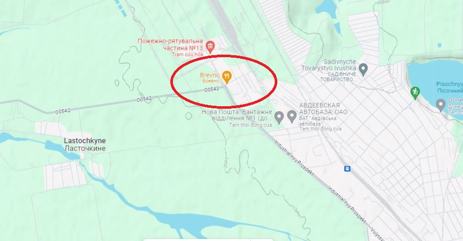 Thời điểm quan trọng của các hành động tấn công hiện nay là việc quân Nga chiếm được lối vào thành phố Avdiivka từ làng Lastochkine. Bước đột phá này được thực hiện tại khu vực nhà hàng Brevno trước đây, nằm ở giao lộ giữa đường cao tốc O-0542 và Đại lộ Công nghiệp.